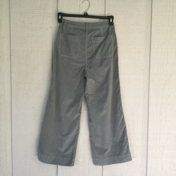 Madewell Emmett Wide-Leg Crop Pants in Velveteen Size 26 #TC1 - Picture 7 of 14